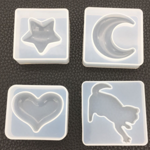 Star Moon Cat Heart Mold