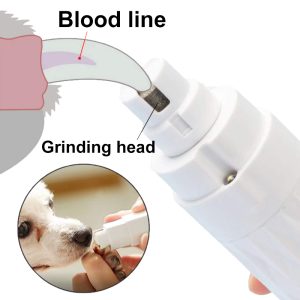 Electric Cat Nail Polisher with LED Light