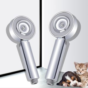 Japanese cat shower bath