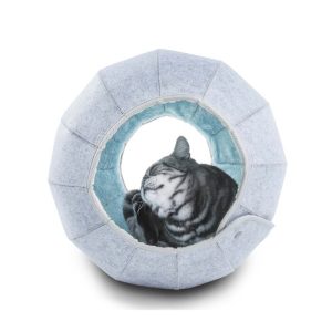 Foldable Cat Tunnel Toy, Indoor Cave Bed