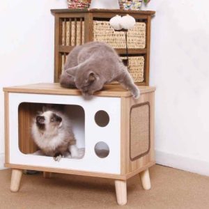 TV Set Cat Scratch Board Toy