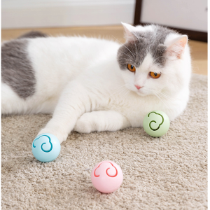 Cat Toy Ball Maple Leaf Mint Bell
