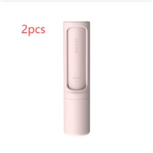 2-1 Reusable Pet Hair Remover Brush Lint Roller Portable Effective Self Cleaning Tool for Cat Fur Hair Dust Removal Brush