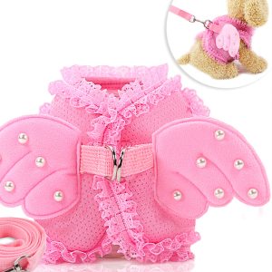 Cat Pearl Angel Chest Harness Traction Belt