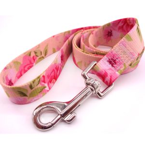 Cat Harness Pastoral Pink Fresh Print Leash