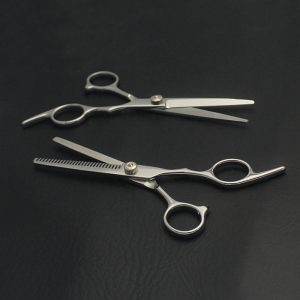 Trim Hair Pet Cut Flat Cut 7-Inch Scissors Down Bend Up Shear Pet Grooming Scissors