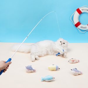 Retractable Molar Teeth Chewing Cat Toy