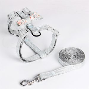 Cat Harness Simple Lattice Bow Leash
