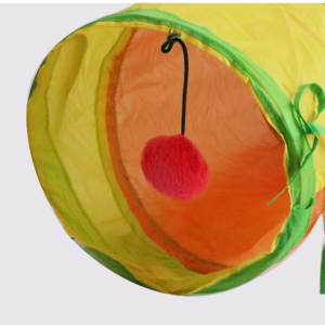 Rainbow S-shaped Cat Tunnel Self-hey Educational Toy Collapsible