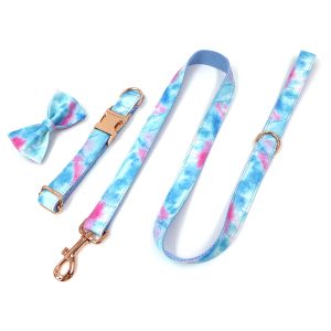 Cat Rose Gold Collar Leash