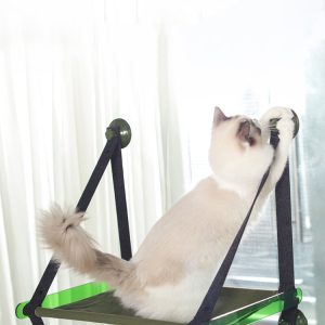 Window cat hammock with suction cup, foldable bed