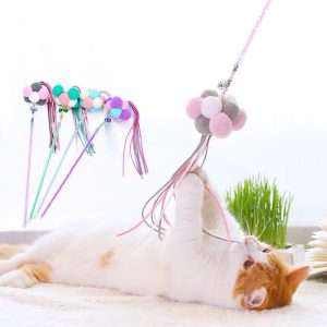 Rolling Toy Huayuan Three-color Hair Ball Funny Cat Stick Fold Ears