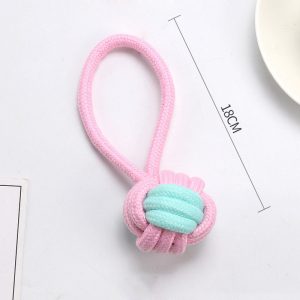 Pet Bite Resistant Cotton Rope Ball Cat Toy