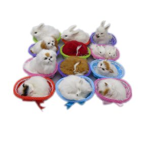 Simulation Plush Cat Toy Figure for Home Decor