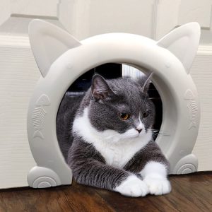 Round Cat Door Hole Door Pet Free Access Door