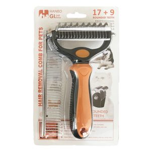 Pet Cat Stainless Steel Double Sided Knotted Comb