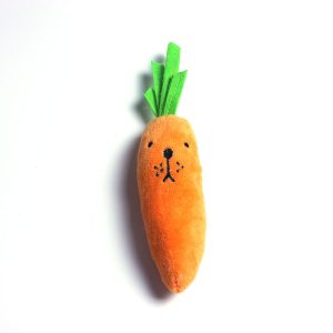 Pet Toys Cat Plush Chew Toy Molar Carrot Squeak Toy