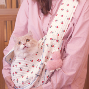 Carrier Backpack Cat Bag Cotton Out