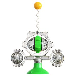 Rolling Toy Cat Pinwheel Sucker Leaky Ball