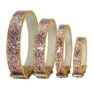 Pet Cat Retractable Collar Shiny Diamond
