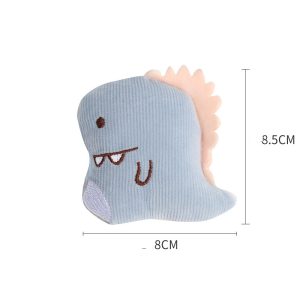 Cat Plush Strawberry Dinosaur Toy Containing Catnip
