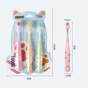Cat Paw Soft Hair Oral Cleaning Toothbrush Infants