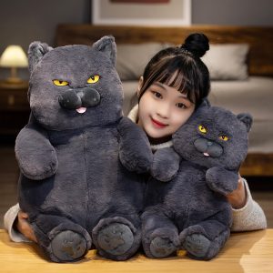Simulation British Short Blue Cat Plush Toy