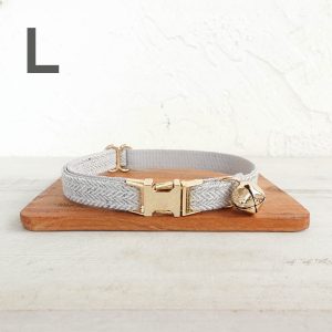 Cat Collar Light Grey Double Soft