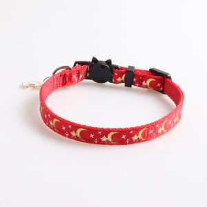 Ribbon Cat Collar Star Moon