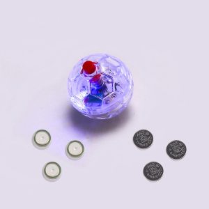 Cat Toy Ball New Fashion Glowing Transparent Plastic Ball Pet Interactive Toy Funny Training Cat GlowBalls Toys Pet Products
