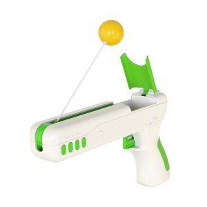Pet Interactive Tease Cat Gun Feather Stick Toy Ball