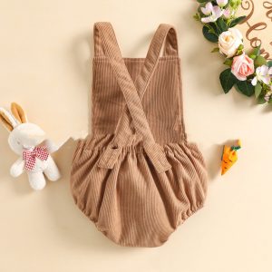 Boys And Girls Simple Corduroy Cat Harness