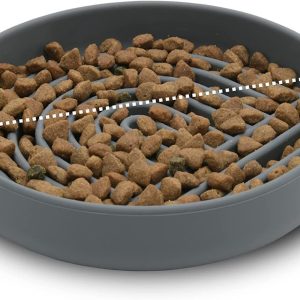 Pet Cat Fashion Simple Slow Feeding Bowl
