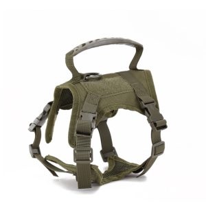 Tactical Cat Harness Small Collar Adjustable 600D Nylon