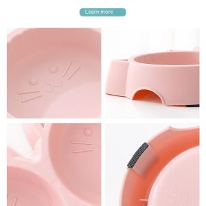 Macarons Plastic Food Bowl Cat