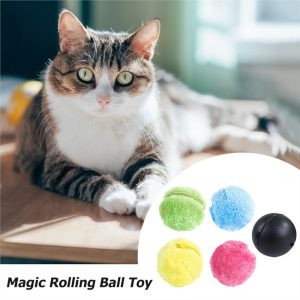 Cat Teddy Interactive Relieving Stuffy Electric Pet Plush Toy Ball