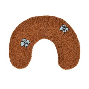 U-Shaped Plush Cat Pillow with Catnip, Neck Support