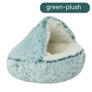 Pet Cat Bed Semi Enclosed House