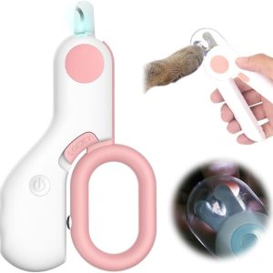 LED Pet Nail Clipper Cat Nail Clipper With Light Led Pet Nail Clippers For Cat Trim Your Pets Nails Easy And Pain-Free Grooming Tool Pet Nail Clippers
