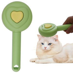 Pet Beauty Hair Removal Comb Cat Brush – One Click Release Care Cat Comb Hair Removal Brush
