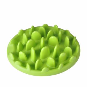Cat Slow Feeder Bowl Non-Slip Cat Feeding Bowl Anti-Choking Food Bowl Jungle Puzzle Cat Catch Interactive Feeder Suitable