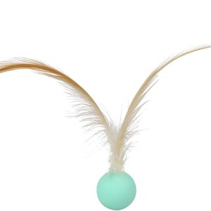 Cat Toy Bouncy Ball Jumping Ball Interactive Funny Cat Colorful High Elastic Pet Toy