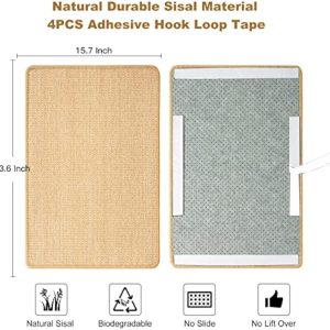 Cat Scratch Pad Cat Scratching Pad With Adhesive Hook Tape Scratching Pads For Indoor Cats Stick On Floor Couch As Cat Scratch Furniture Protector Cat Wall Scratcher