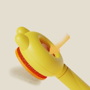 Cat Brushes For Indoor Cat Brush For Shedding With Metal Cat Comb Self Cleaning Pet Hair Brush With Release Button For Grooming Kitten