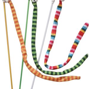 Cat Wands Plush Cat Teaser Toy With Cute Shape And Vivid Color Interactive Cat Toys For Cat And Kitten