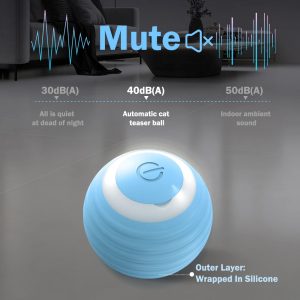 Cat Interactive Ball Smart Cat Toys Electronic Interactive Cat Toy Indoor Automatic Rolling Magic Ball Cat Game Accessories