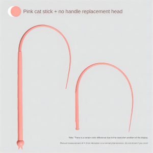 Simulated Mouse Tail Cat Toy Cat Teaser Funny Stick Silicone Long Tail Pet Interactive Toys For Cats Kitten Hunting Pet Products