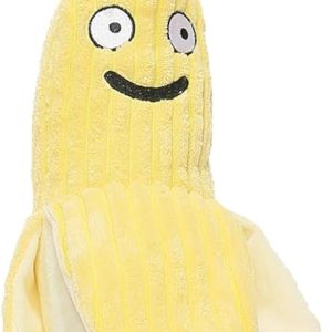 Plush Catnip Banana Cat Toy with Crinkle Sound