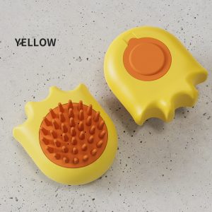 Pet Bath Brush Massage Brush Massage Comb Cat Bath Brush Pet Cleaning Supplies With Shampoo Box Pet Brush