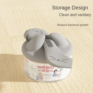 Pet Spoon Multifunctional Can Opener Wet Food Mixing Spoon Silicone Cat Can Sealing Cover Food Storage Accessory